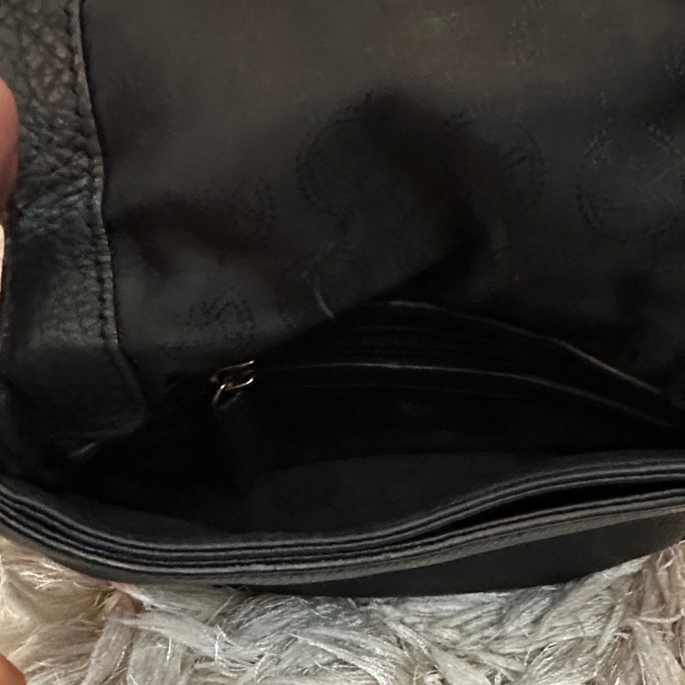 Michael Kors Black Crossbody Bag with Gold Accents - Picture 13 of 16